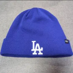 ＬA ドジャース ビーニー 47 Brand ニット帽 青 大谷 山本 佐々木