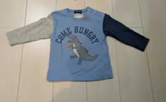 klädskap 恐竜プリント 長袖Tシャツ 90