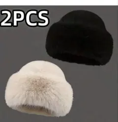 ファー バケットハット 2個セット