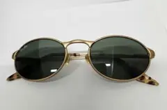 Ray-Ban サングラス オーバル ゴールドフレーム