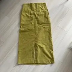 ROPE コーデュロイ　ロングタイトスカート