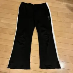 converse サイドストライプ ジャージパンツ 黒