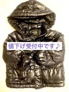 COMME CA ISM 黒 ダウン　 90