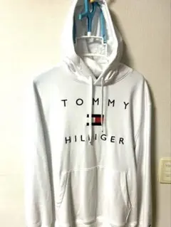 【美品】トミーヒルフィガー　フーディー パーカー XL