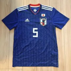 adidas サッカー日本代表 ユニフォーム　長友佑都背番号 5