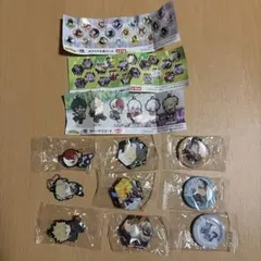 くら寿司　僕のヒーローアカデミア　缶バッジ　ラバーマスコット　マグネット　9点