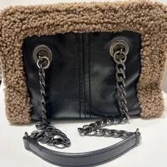 ZARA ボア ショルダーバッグ