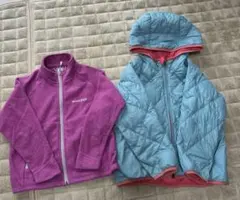 モンベル 110サイズ フリースとコートセット