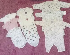 ベビー　プチバトー　まとめ売り　10点セット　ロンパース　6m 3m