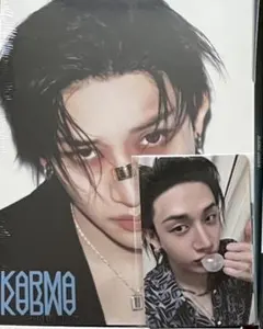 ★新品アルバム付★スキズ KARMA FANS ヨントン トレカ バンチャン