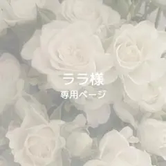 ララ様専用ページ