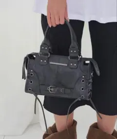 FANCY CLUB BELTED WASHING ショルダーバッグ ピンク - メルカリ