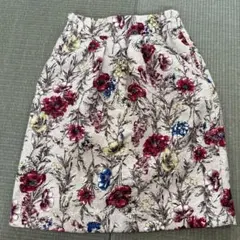 プロポーションボディドレッシング　花柄タイトスカート