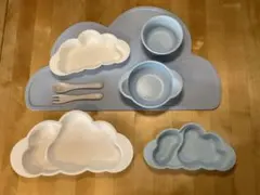 ディモア 雲型ベビー用食器セット