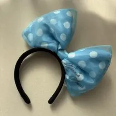 ミニー　水玉　リボン　カチューシャ