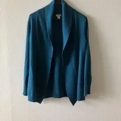 L.L.Bean カシミヤ100% ショールカラーカーディガン XSのサムネイル