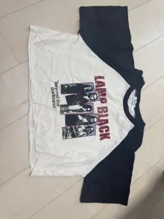 LAMP BLACK グラフィックTシャツ ショート丈半袖 WEGO