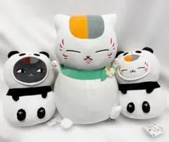 夏目友人帳めちゃもふぐっとニャンコ先生ぬいぐるみ15周年＆パンダニャンコ先生新品