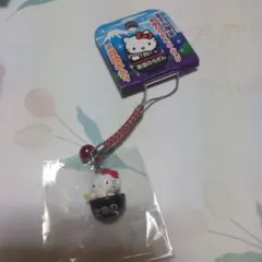 ご当地キティ 富士山限定 吉田のうどんバージョン 根付けストラップ