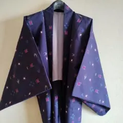 0316-5:アンサンブル着物の羽織　濃紺