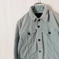 NO ID.　コーデュロイジャケット　長袖　水色のサムネイル
