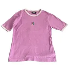 【STUSSY WOMEN】ワンポイントロゴ Tシャツ レディース Mサイズのサムネイル