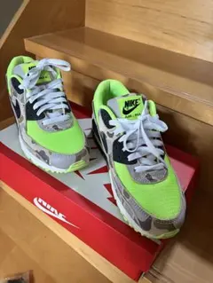 Nike Air Max 90spネオンイエロー カモフラージュ スニーカー