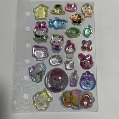 ボンボンドロップシール、お裾分け。⑧ 立体なとのシールセットです。