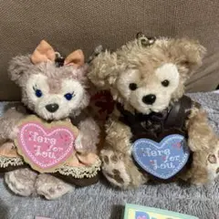 ダッフィー & シェリーメイ キーホルダー　2012年バレンタインシリーズ