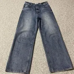 AZUL by moussy ワイドレッグデニム　L