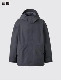 ユニクロ U ブロックテックユーティリティパーカ カラー: 09 BLACK