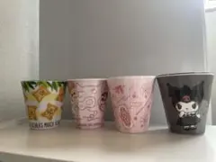 キャラクター メラミンカップ 4個セット コアラのマーチ クレヨンしんちゃん