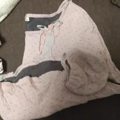 ピンク ドット柄 授乳ケープ