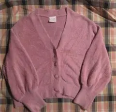 【セール中】ジェラートピケ カーディガン ピンク