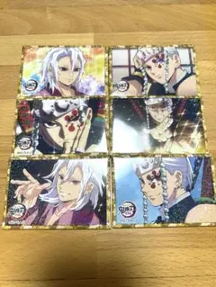 鬼滅の刃　宇髄の派手派手ホログラムランダム缶バッジ　宇髄天元　コンプリートセット