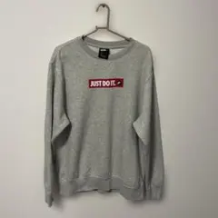 【人気】NIKE ナイキ クルーネックスウェット L グレー