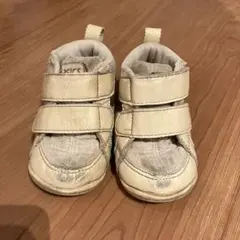 スクスク　ファーストシューズ　12.5cm ブラウン　ファブリック　アシックス