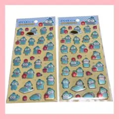 2点セット☘️DAISO ぷくっとシール サンリオ ハンギョドン ダイソー