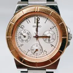 SEIKO lk 7T32-6K80 98s ルキア クロノグラフ 純正ブレス - メルカリ