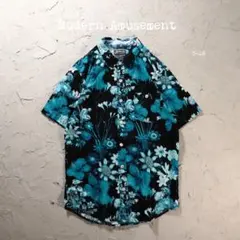 Modern Amusement アロハシャツ　ハイビスカス　向日葵 コットンのサムネイル