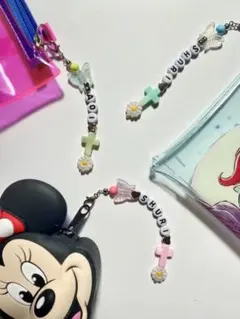 推し活にも！お名前チャーム　ハンドメイド　ストラップ