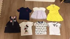 子供服90cm 夏服 まとめ売り ミキハウス ワンピ 半袖 保育園（1）