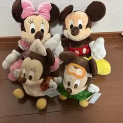 最終値下げ！ミッキー・ミニー ぬいぐるみ4体セット