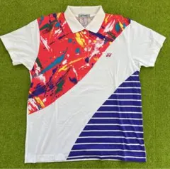 YONEX ヨネックス 旧ロゴ ヴィンテージ テニス ポロシャツ レディース M