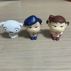 クレヨンしんちゃん まちぼうけ ガチャガチャ 3個セット