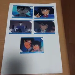 名探偵コナン　場面写トレーディングクリアカード　工藤新一セット