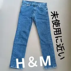 H＆M　メンズストレートデニムジーンズ　31（М）未使用に近い美品