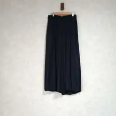 サンバレー　麻混　ネイビーバルーン パンツ M