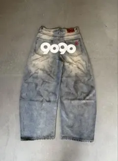 9090 OG Logo Painted Denim Pants Mサイズのサムネイル