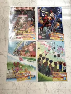 デジモン 一番くじ D賞 クリアポスター 4種類セット